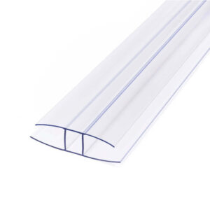 Liitos- ja kiinnityslista 16 mm PC Kirkas, 1000-6000 mm