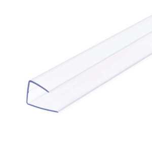 Päätylista 16 mm PC Kirkas, 2100 mm